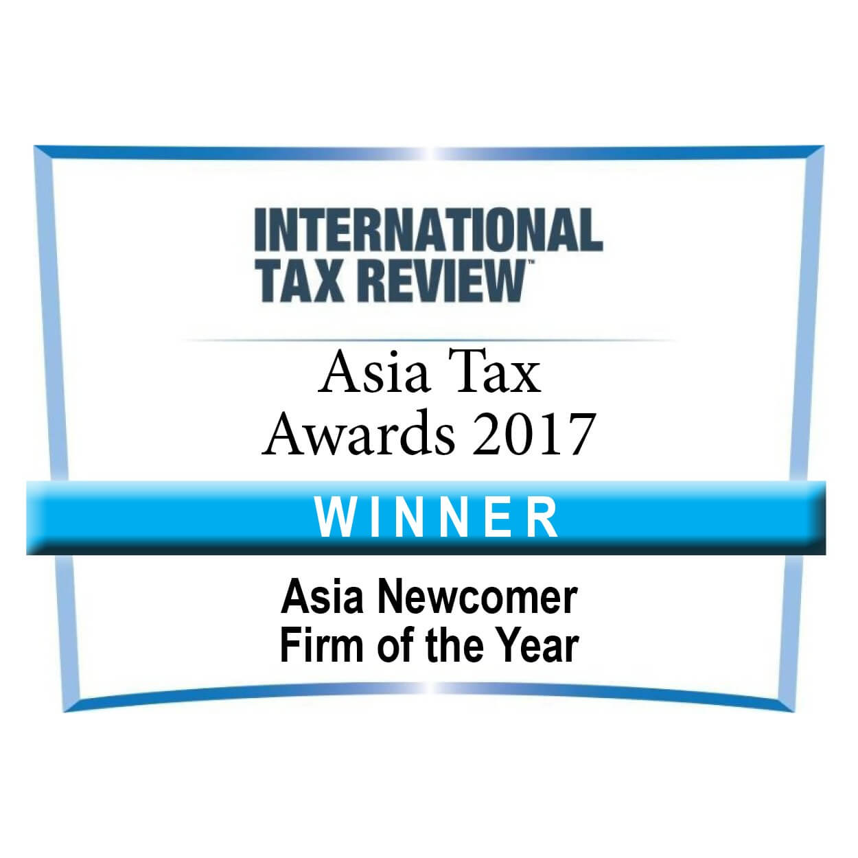 Asia TP Newcomer of the Year Asia Tax Awards Winner 2017